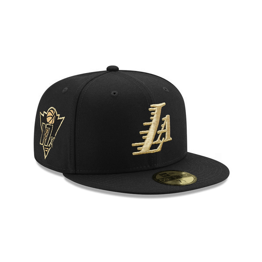 Los Angeles Lakers Black Gold 17x Champions SP 59Fifty Fitted
