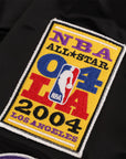 Mitchell & Ness Los Angeles Lakers Lightweight Black Satin Bomber Jacket