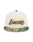 Los Angeles Lakers Chrome Real Tree 2 Tone 75th Anniversary SP 59Fifty Fitted