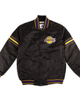 Starter Los Angeles Lakers Black Full-Snap Varsity Jacket