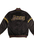 Starter Los Angeles Lakers Black Full-Snap Varsity Jacket