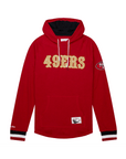 Mitchell & Ness San Francisco 49ers Red Gold Lightweight Pullover Hoodie