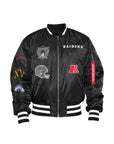 New Era X Alpha Industries Las Vegas Raiders Bomber Jacket