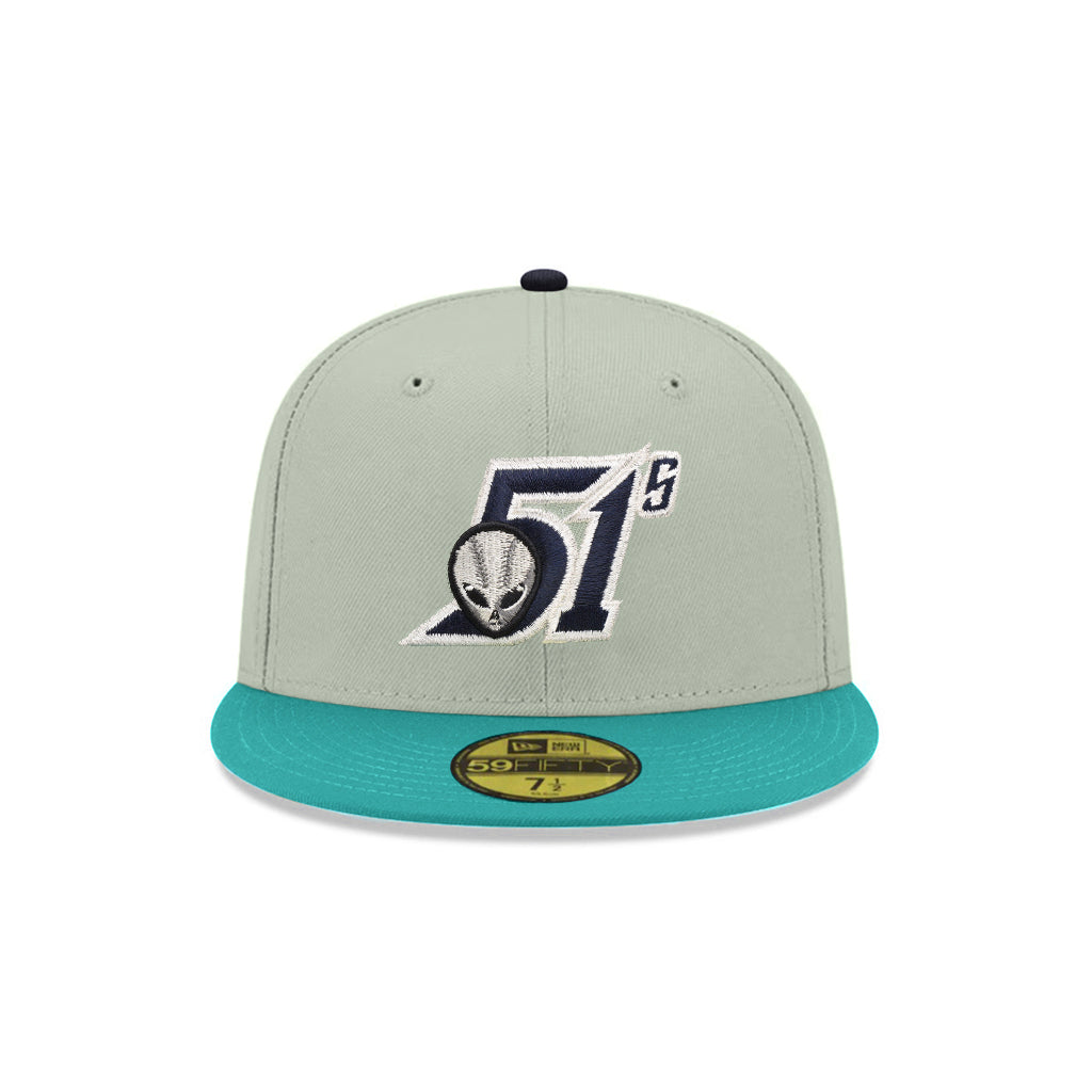 Las Vegas 51s Everest Green 2 Tone Pacific Coast League SP MiLB 59Fifty Fitted