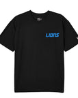 New Era Detroit Lions Black Tee
