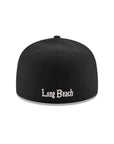 Long Beach College NCAA Black On White 59Fifty Fitted