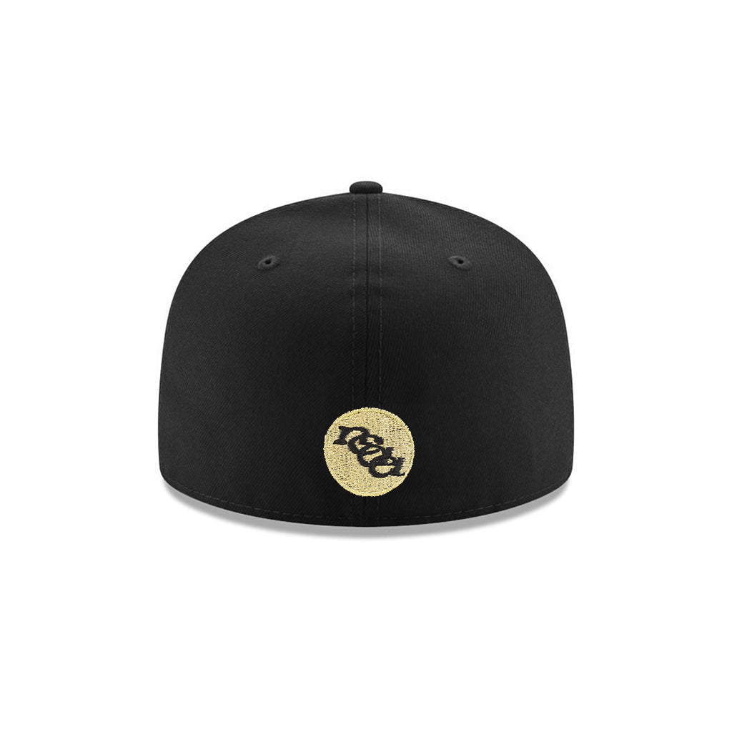 Long Beach College Black Gold Alternate Logo SP NCAA 59Fifty Fitted