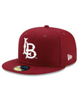 Long Beach College NCAA Cardinal Red 59Fifty Fitted