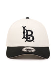 Long Beach College NCAA Chrome Black 2 Tone 9Forty A-Frame Snapback
