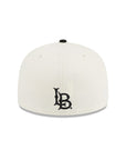 Long Beach College Chrome Black 2 Tone California Flag SP NCAA 59Fifty Fitted