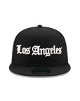Los Angeles Black on White Old English 9Fifty Snapback