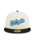 Los Angeles Dodgers Chrome Black 2 Tone 60th Anniversary SP 59Fifty Fitted