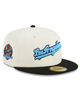 Los Angeles Dodgers Chrome Black 2 Tone 60th Anniversary SP 59Fifty Fitted
