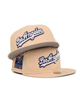 Los Angeles Dodgers Script Mango Mocha 60th Anniversary SP 59Fifty Fitted
