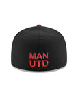 Manchester United Black Red 2 Tone Alternate Logo SP 59Fifty Fitted