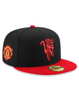 Manchester United Black Red 2 Tone Alternate Logo SP 59Fifty Fitted