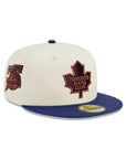 Toronto Maple Leafs Chrome Royal 2 Tone 75th Anniversary SP NHL 59Fifty Fitted