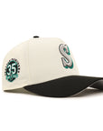 Seattle Mariners Chrome Black 2 Tone 35th Anniversary SP 9Forty A-Frame Snapback