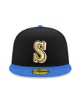 Seattle Mariners Black Blue 2 Tone 40th Anniversary SP 59Fifty Fitted