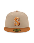 Seattle Mariners Camel Peanut 2 Tone 30th Anniversary SP 59Fifty Fitted