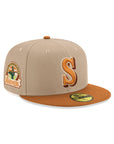 Seattle Mariners Camel Peanut 2 Tone 30th Anniversary SP 59Fifty Fitted