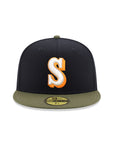Seattle Mariners Navy Olive 2 Tone 30th Anniversary SP 59Fifty Fitted