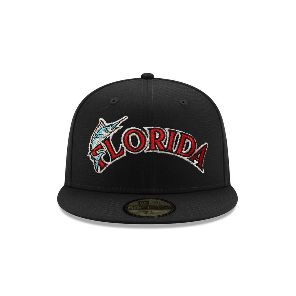 Florida Marlins Wordmark Black 1997 World Series SP 59Fifty Fitted
