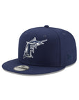 Florida Marlins Oceanside Blue On White 9Fifty Snapback
