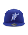 Florida Marlins Royal on White 9Fifty Snapback