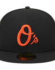 Baltimore Orioles Black 1993 All Star Game Side Patch 59Fifty Fitted