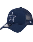 Dallas Cowboys Team Color 9Forty A-Frame Trucker Snapback