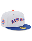 New York Mets Snow Gray Royal 2 Tone Alternate Logo SP 59Fifty Fitted