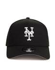 New York Mets Black On White 9Forty A-Frame Snapback