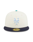 New York Mets Chrome Navy 2 Tone 1964 A.S.G Side Patch 59Fifty Fitted