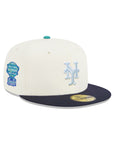 New York Mets Chrome Navy 2 Tone 1964 A.S.G Side Patch 59Fifty Fitted