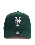 New York Mets Dark Green On White 9Forty A-Frame Snapback