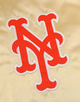 Mitchell & Ness New York Mets Lightweight Gold Satin Jacket