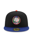 New York Mets Mr. Mets Mascot Black Royal 2 Tone Shea Stadium SP 59Fifty Fitted