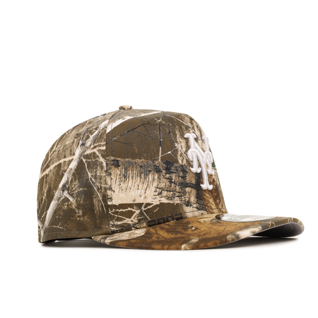 New York Mets Real Tree On White 9Fifty A-Frame Snapback – CROWN
