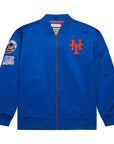 Mitchell & Ness New York Mets Lightweight Satin Bomber Jacket