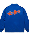 Mitchell & Ness New York Mets Lightweight Satin Bomber Jacket