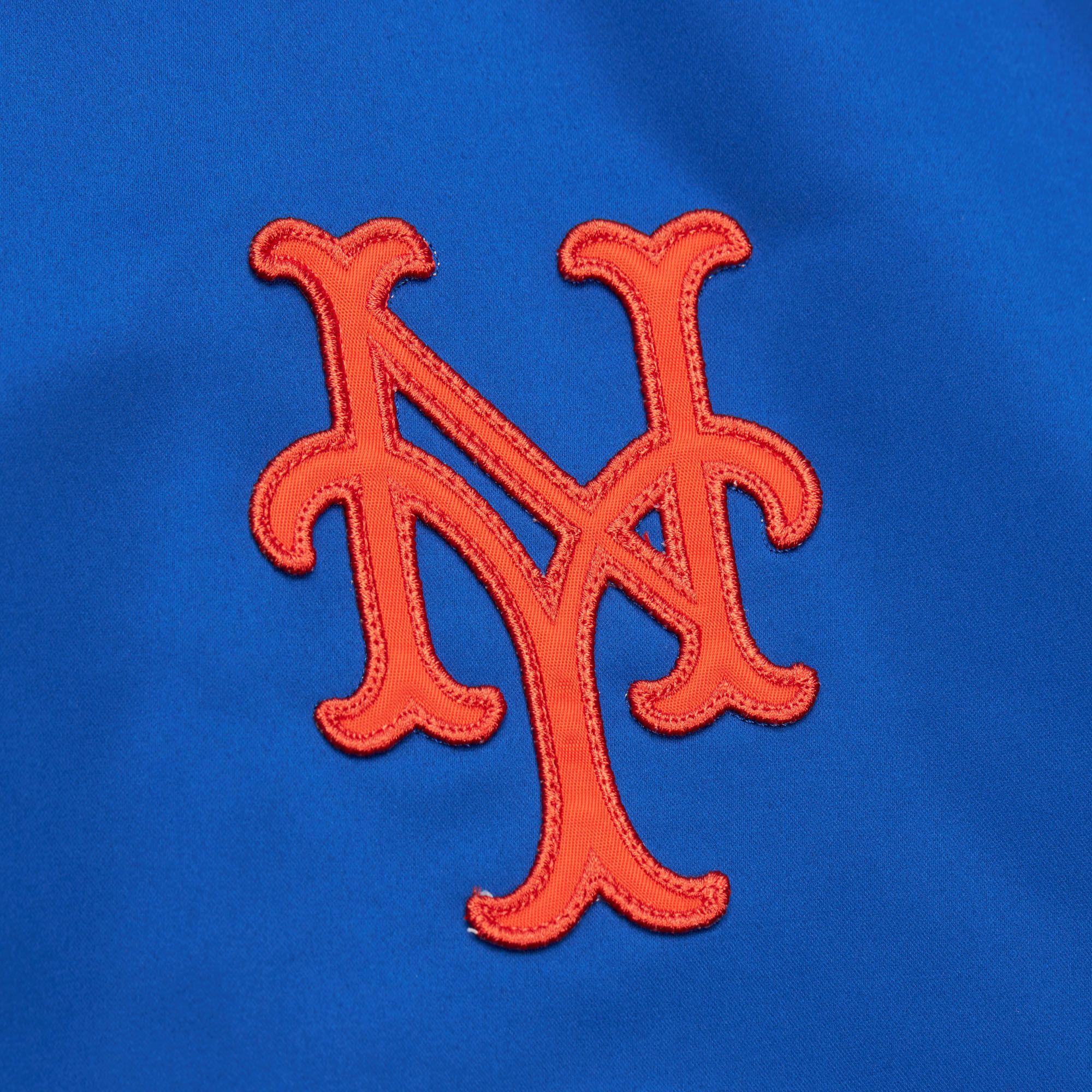 Mitchell & Ness New York Mets Lightweight Satin Bomber Jacket