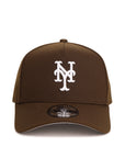 New York Mets Brown On White 9Forty A-Frame Snapback