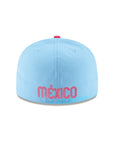 Mexico World Baseball Classic Mexican Flag SP Doscientos Blue Pink 2 Tone 59Fifty Fitted