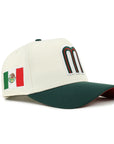 Mexico World Baseball Classic Chrome Dark Green 2 Tone Mexico Flag SP 9Forty A-Frame Snapback