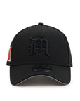 CrownMinded X Mexico Black On Black Mexico Flag SP 9Forty A-Frame Snapback