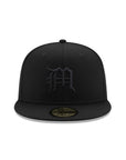 CrownMinded X Mexico Black On Black Mexico Flag SP 59Fifty Fitted