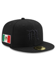 CrownMinded X Mexico Black On Black Mexico Flag SP 59Fifty Fitted