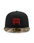 CrownMinded X Mexico Black Real Tree Sunrise Over Chichén Itzá SP 59Fifty Fitted