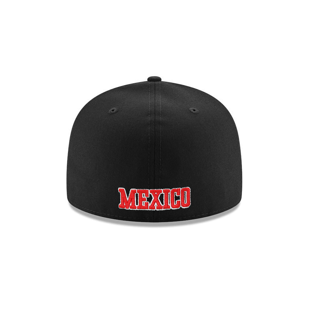 Mexico World Baseball Classic Mexican Flag SP Black 59Fifty Fitted